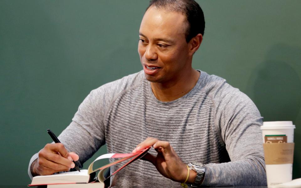 Tiger Woods appears to be embracing hair loss - Credit: AP