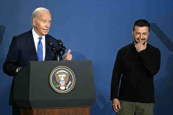 Joe Biden llamó presiodente Putin al mandatario de Ucrania Volodimir Zelenski
