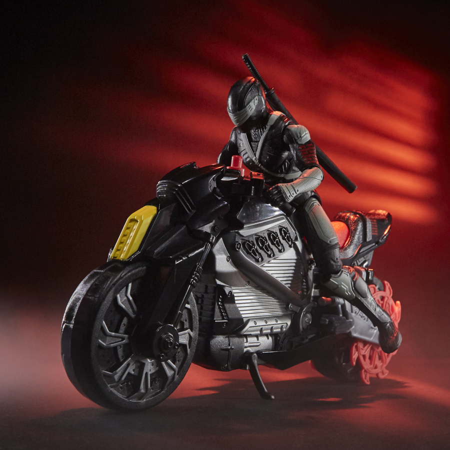 Snake Eyes: G.I. JOE Origins Snake Eyes with Stealth Cycle (Photo: Hasbro)