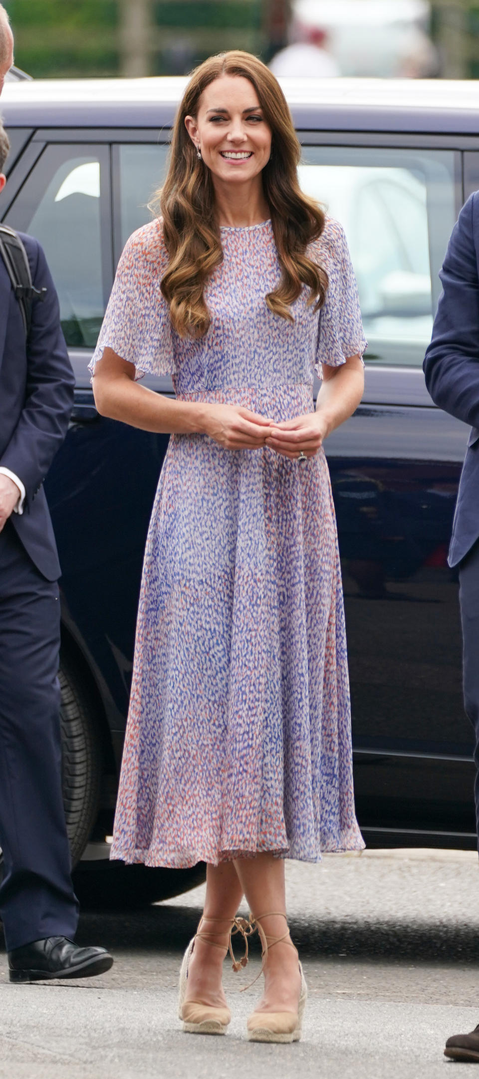 Kate Middleton in L.K.Bennett (Getty), CAMBRIDGE, ENGLAND - JUNE 23: Catherine, Duchess of Cambridge attends Cambridgeshire County Day at Newmarket Racecourse during an official visit to Cambridgeshire on June 23, 2022 in Cambridge, England. (Photo by Paul Edwards - WPA Pool/Getty Images)