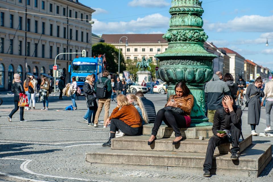 Munich during Oktoberfest.  FCDO advice warns a terror attack in Germany is 'very likely'