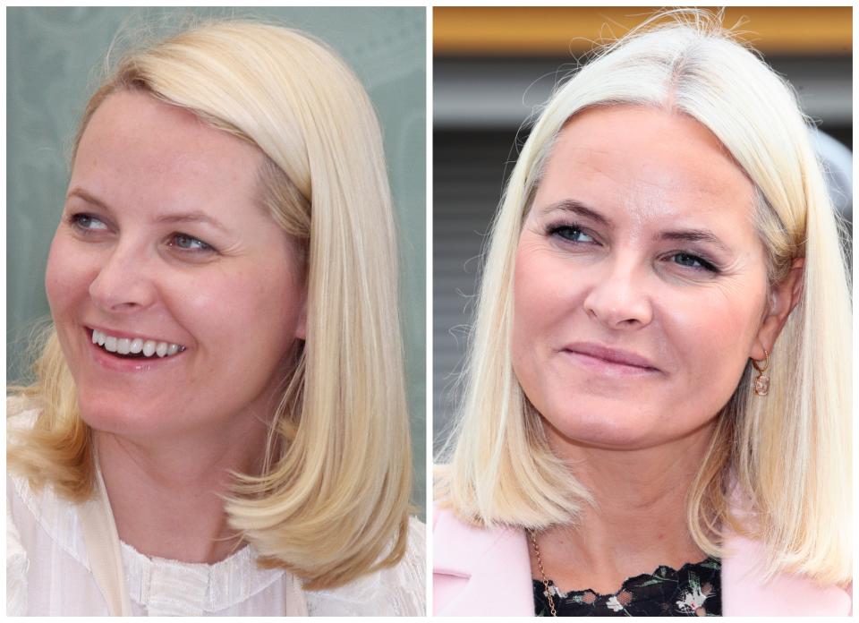 <p>La princesa Mette-Marit de Noruega, que actualmente tiene 45 años, cuenta con alguna línea de expresión más en su rostro, pero también se ha conservado de maravilla desde 2009. (Foto: Gtres / Lise Aserud / EFE). </p>