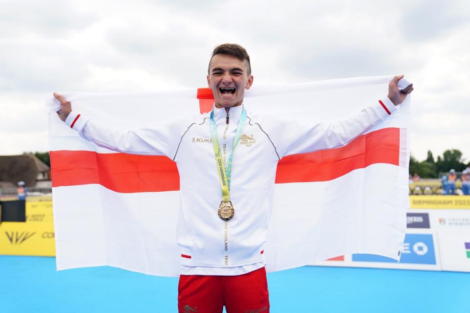 Alex Yee won gold (David Davies/PA) (PA Wire)