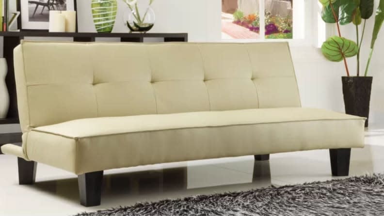 This sleeper sofa gives you two pieces of furniture for the (low) price of one.