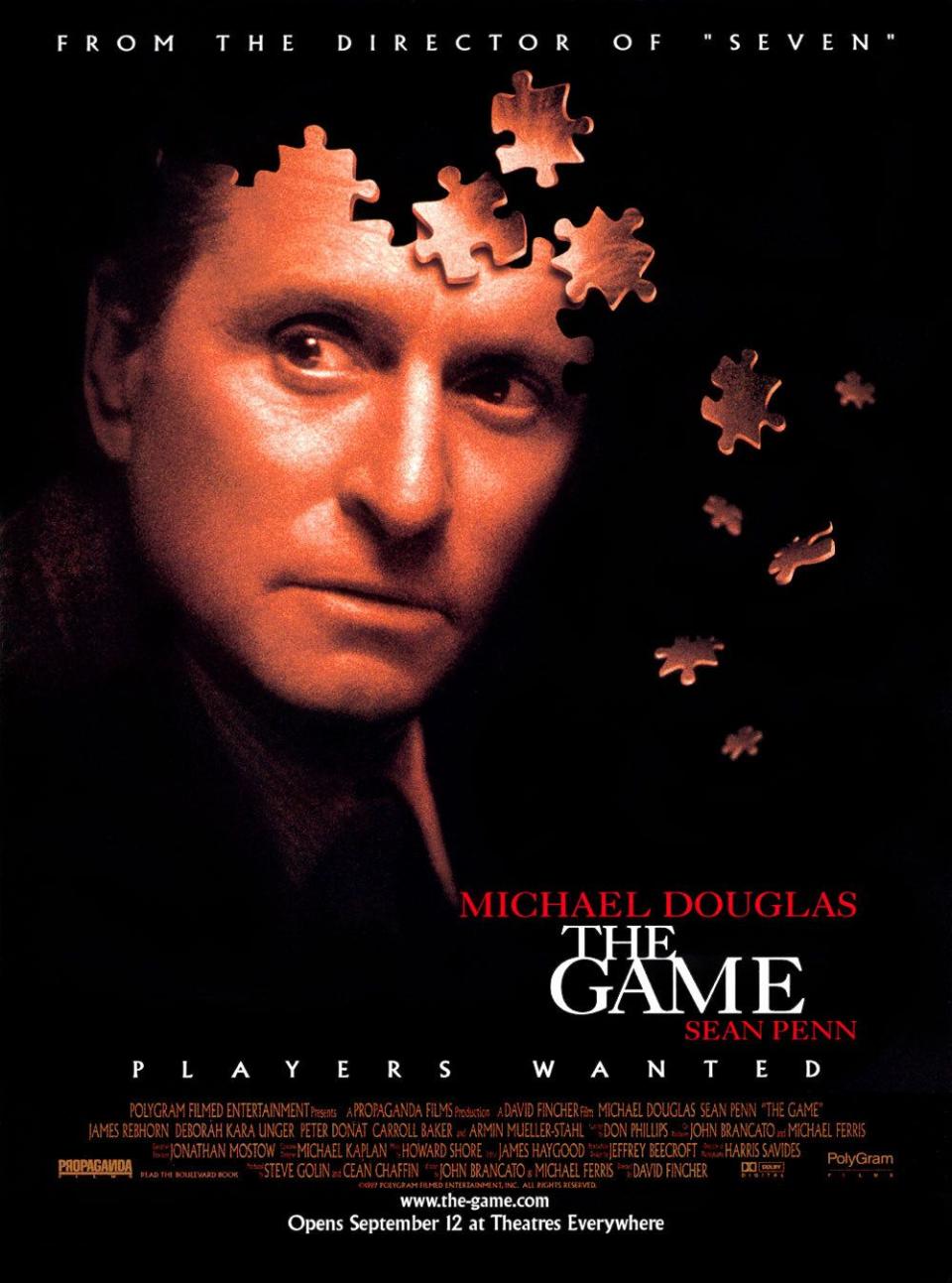 Michael Douglas gets played in David Fincher's 1997 film <i>The Game</i>. 