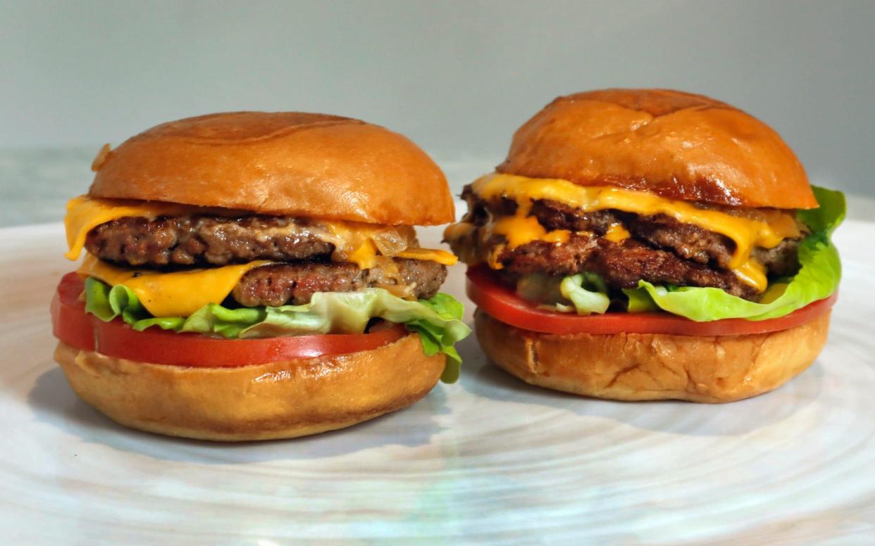 A vegan burger made by Beyond Meat - Richard Drew/AP