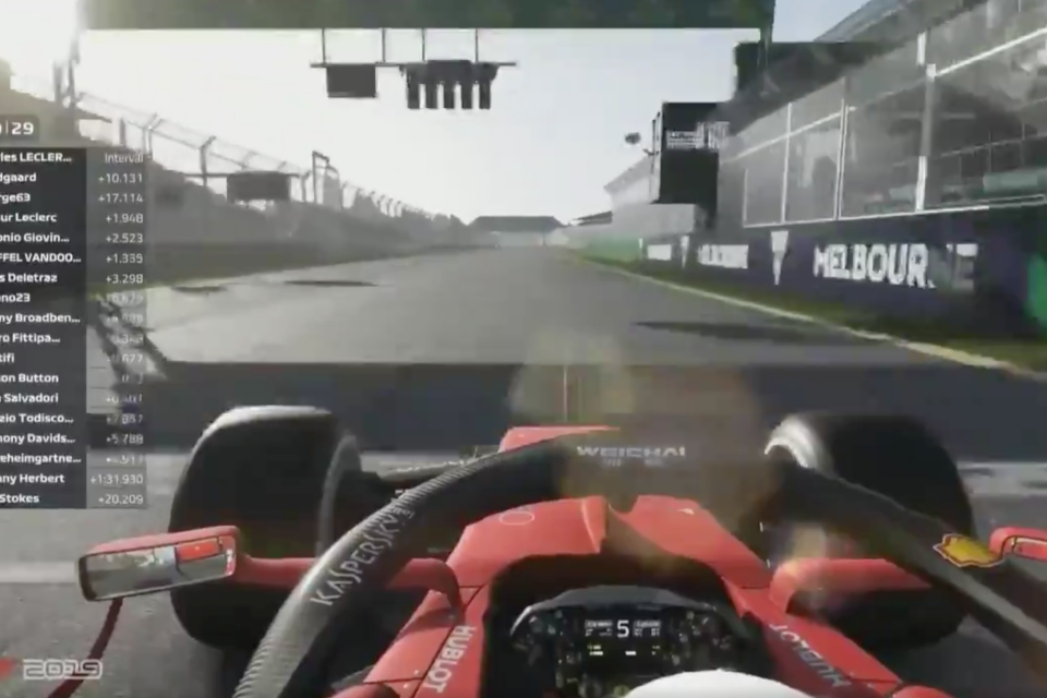 Charles Leclerc won the Australian Virtual Grand Prix: F1