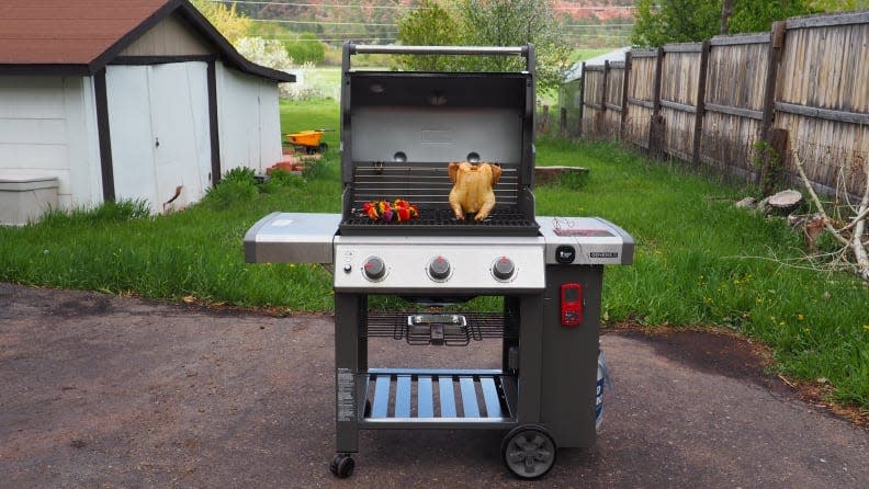 The Weber Genesis II E-310 offers more grilling space than our main pick, the Weber Spirit II E-310, affords.