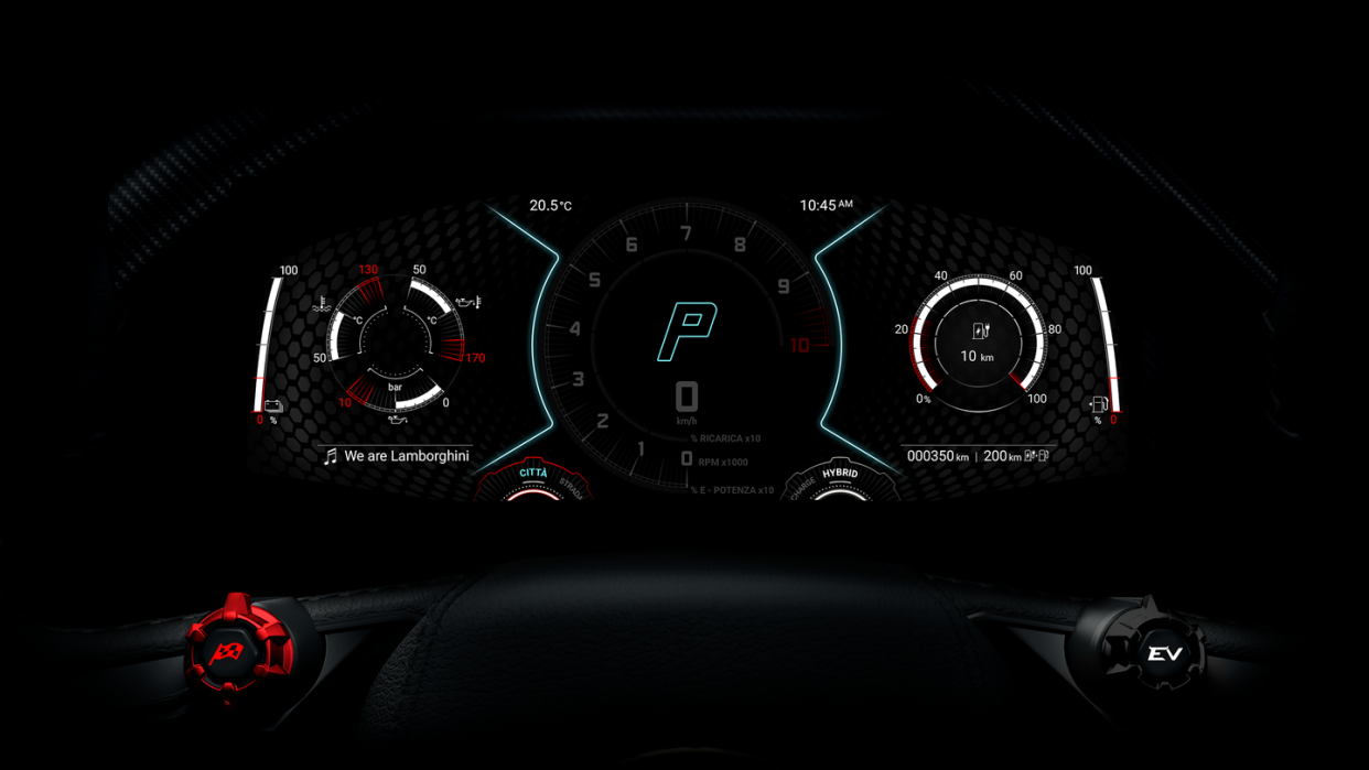 lamborghini aventador successor lb744 gauge cluster