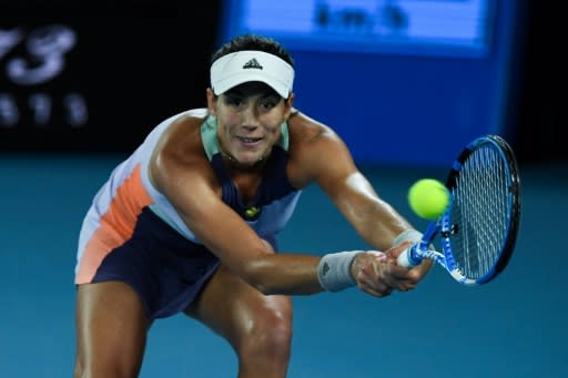 Garbine Muguruza was going for her third Grand Slam title