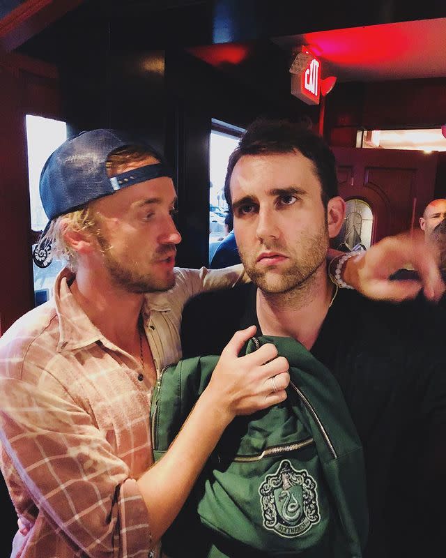 11) Tom Felton and Matthew Lewis