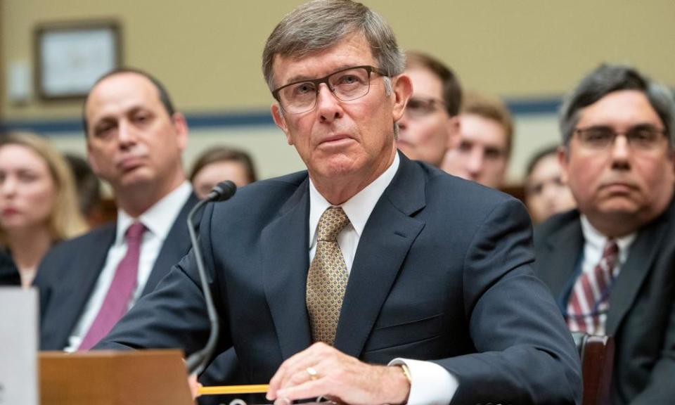 Joseph Maguire testifies before the US House on 26 September 2019.