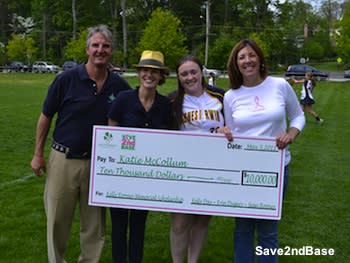 Agnes Irwin softball player Katie McCollum receives a scholarship