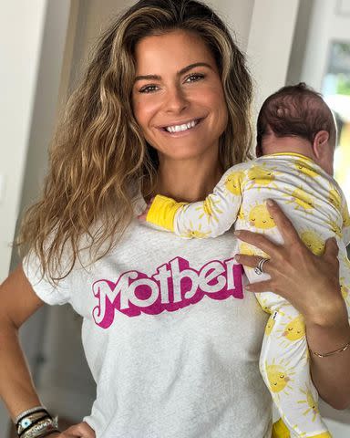 <p>Maria Menounos/ Instagram</p> Maria Menounos and infant daughter Athena