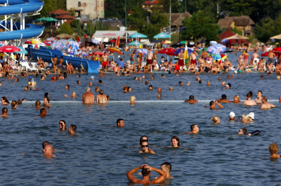 <em>The rest of Europe has been basking in searing temperatures (Rex)</em>