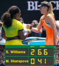 <p>Serena Williams collected the trifecta of Russian players when defeating Maria Sharapova in straight sets. The win one step closer to her 22nd Grand Slam final win.</p>