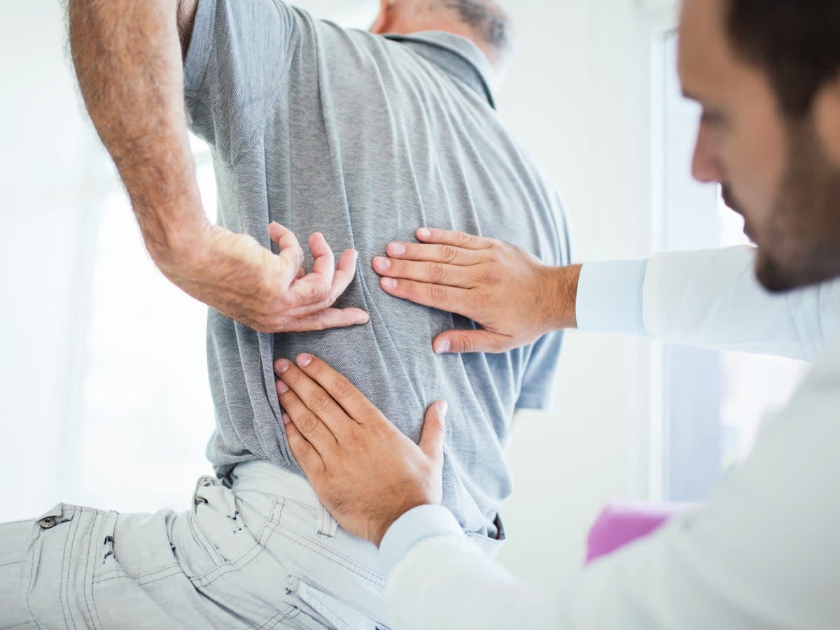 Shingles usually appear on the left or right side of the torso (Getty Images)