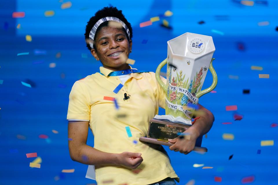 Zaila Avant-garde won the 2021 Scripps National Spelling Bee at Disney World last year.
