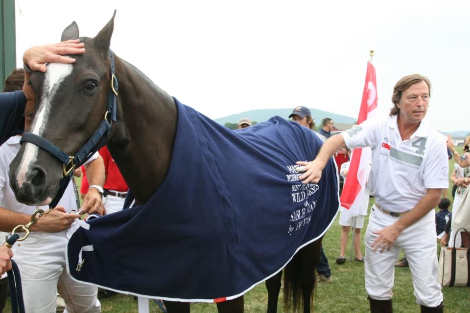 Bruce Colley at a polo challenge in 2010