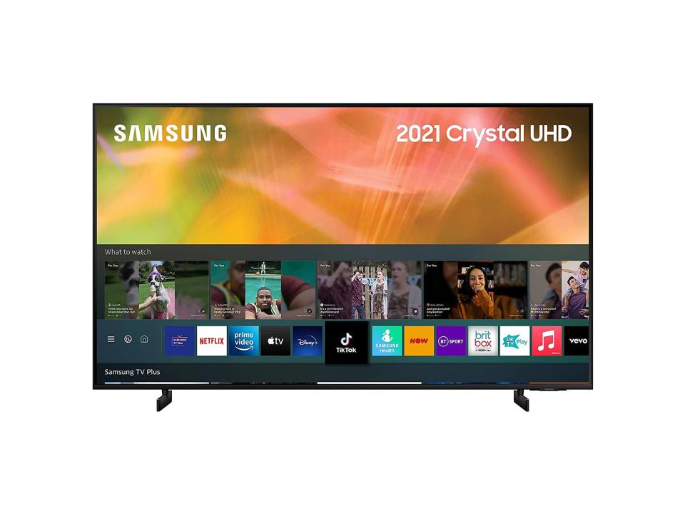 Samsung 2021 AU8000 43in TV: Was £549, now £449, Amazon.co.uk (Samsung)