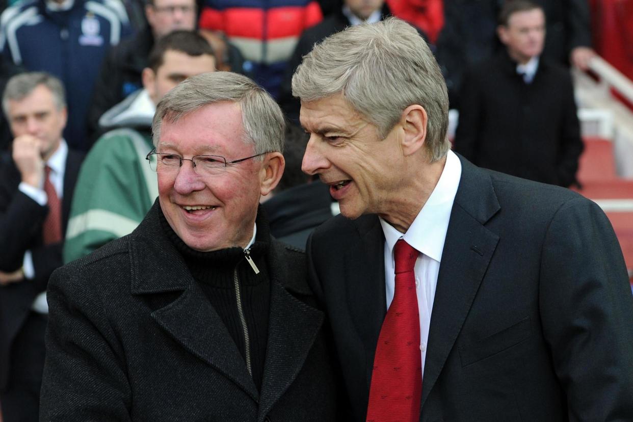 Rivals | Sir Alex Ferguson and Arsene Wenger were foes for much of the Premier League's history: Arsenal FC via Getty Images