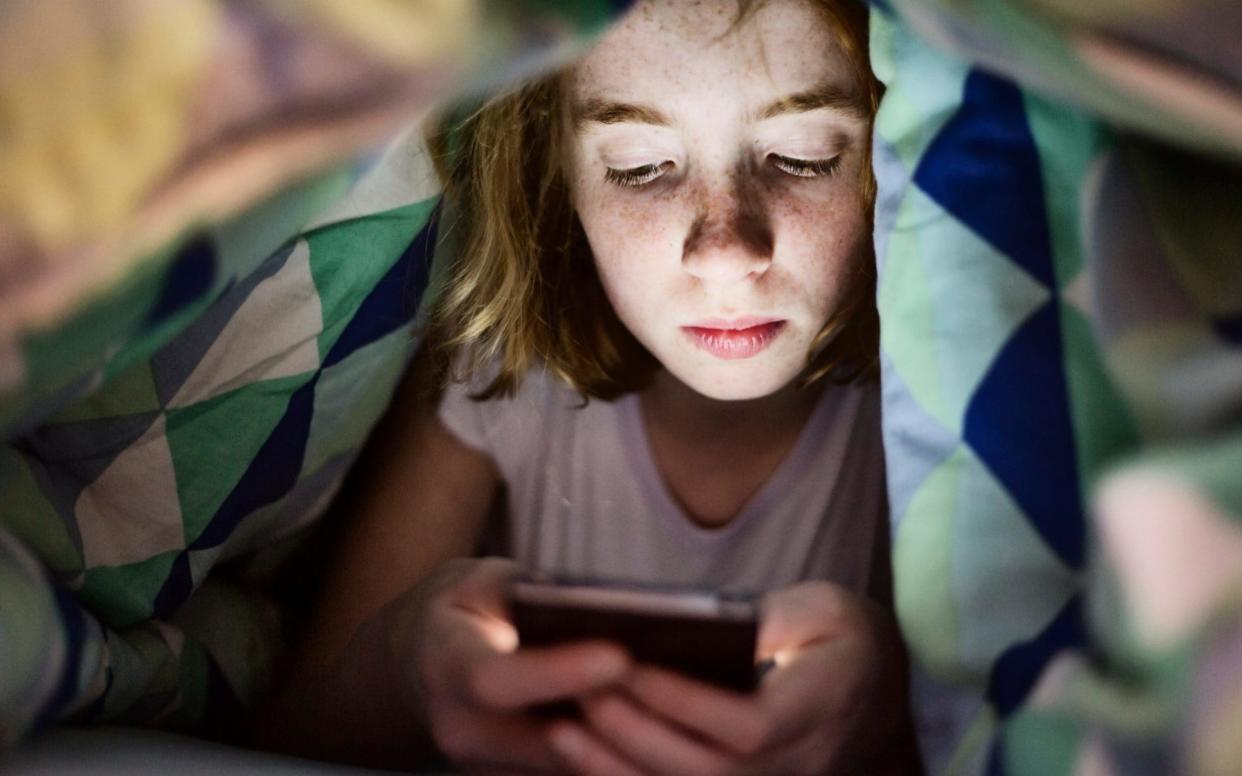  A rising number of cases come in overnight as children are more likely to have access to tablets and mobile phones.  - Getty Images Contributor