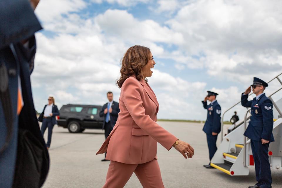 Vice President Kamala Harris photographed for Rolling Stone. (Photo by Flo Ngala)