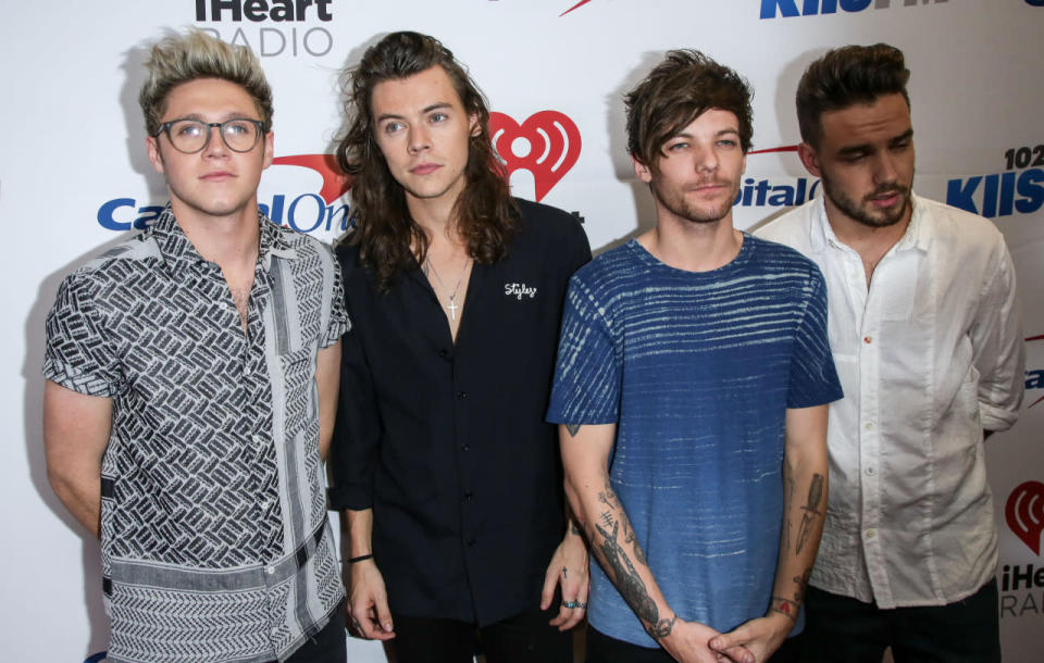 One Direction looked a little moody at 102.7 KIIS FM’s Jingle Ball 2015