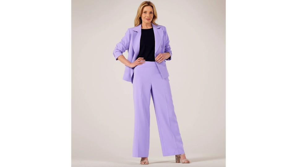 QVC lilac trousers