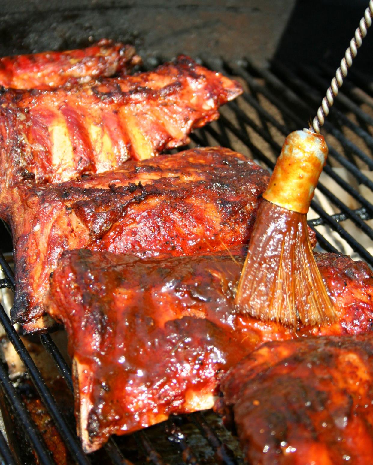 If you're adding sauce to ribs, do it near the end of your cooking time. If you add it too soon during grilling, the sugar in the sauce will burn.