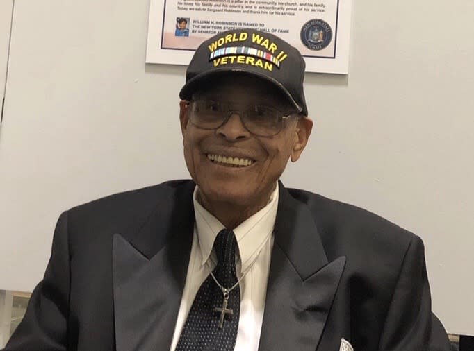 William Hanabe Robinson was overjoyed that his six children came together to buy him a new mattress. (Photo: James Robinson)