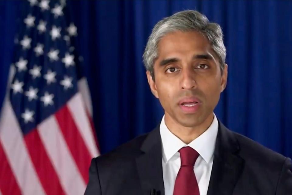 MILWAUKEE, WI - AUGUST 20: In this screenshot from the DNCC’s livestream of the 2020 Democratic National Convention, former U.S. Surgeon General Dr. Vivek Murthy addresses the virtual convention on August 20, 2020. The convention, which was once expected to draw 50,000 people to Milwaukee, Wisconsin, is now taking place virtually due to the coronavirus pandemic. (Photo by DNCC via Getty Images)