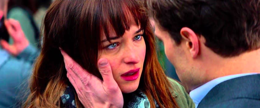 Dakota Johnson’s grandmother wants to watch “Fifty Shades of Grey” with her, and we’re kinda all about it