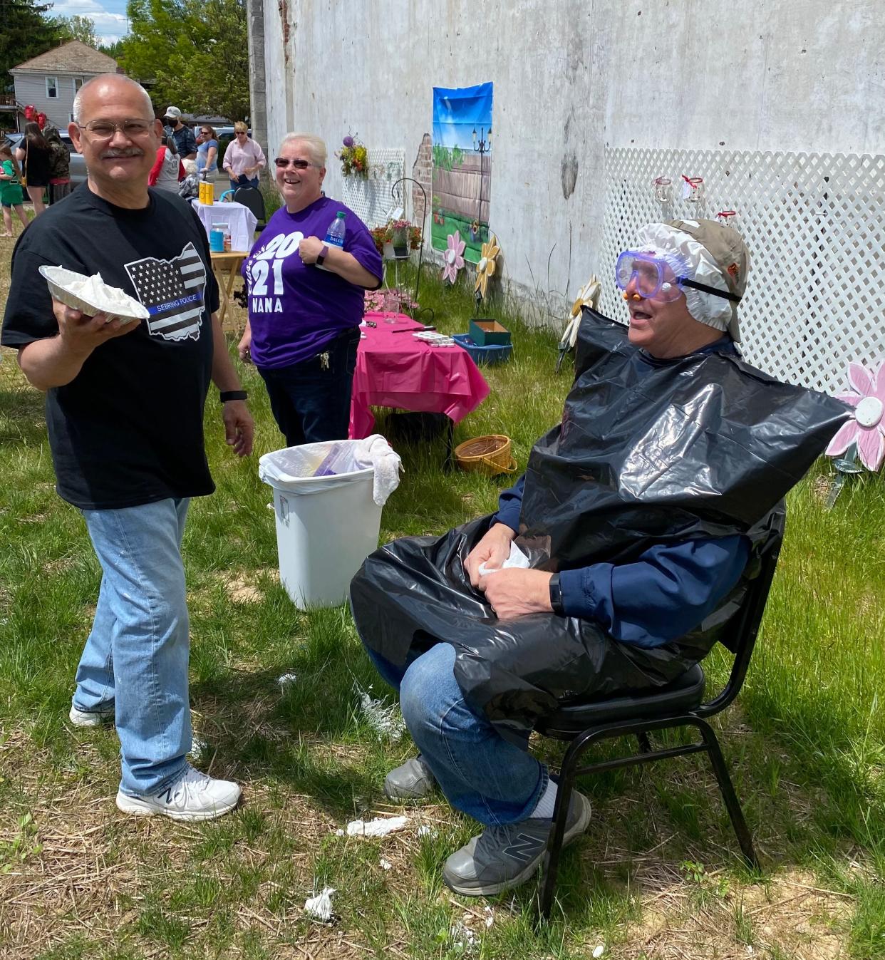 Sebring Ohio Historical Society plans its Spring Fling on May 14 in the area outside the Strand Theatre on North 15th Street in the village. Among activities planned is the chance to hit a well-known Sebring personality in the face with a pie.