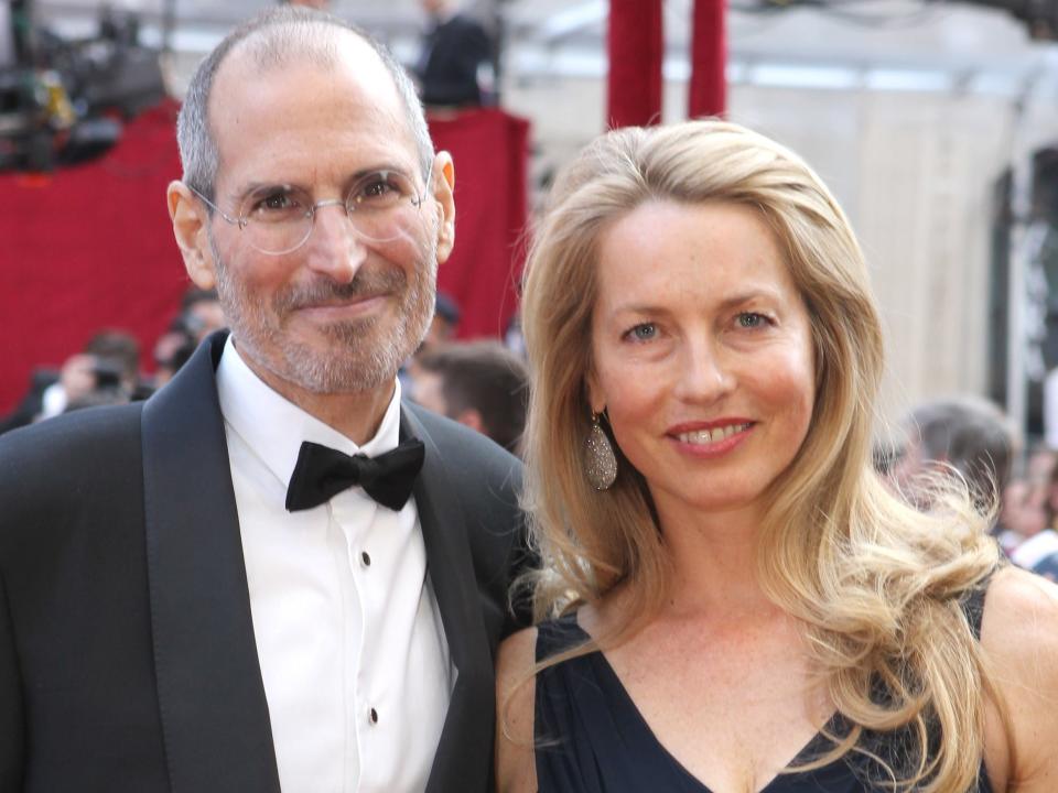 Steve Jobs and Laurene Powell