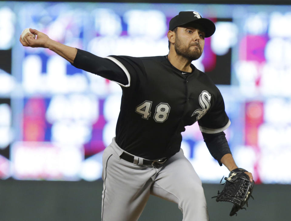 Veteran right-hander Joakim Soria was Chicago’s last reliever standing on Tuesday (AP/Andy Clayton-King)