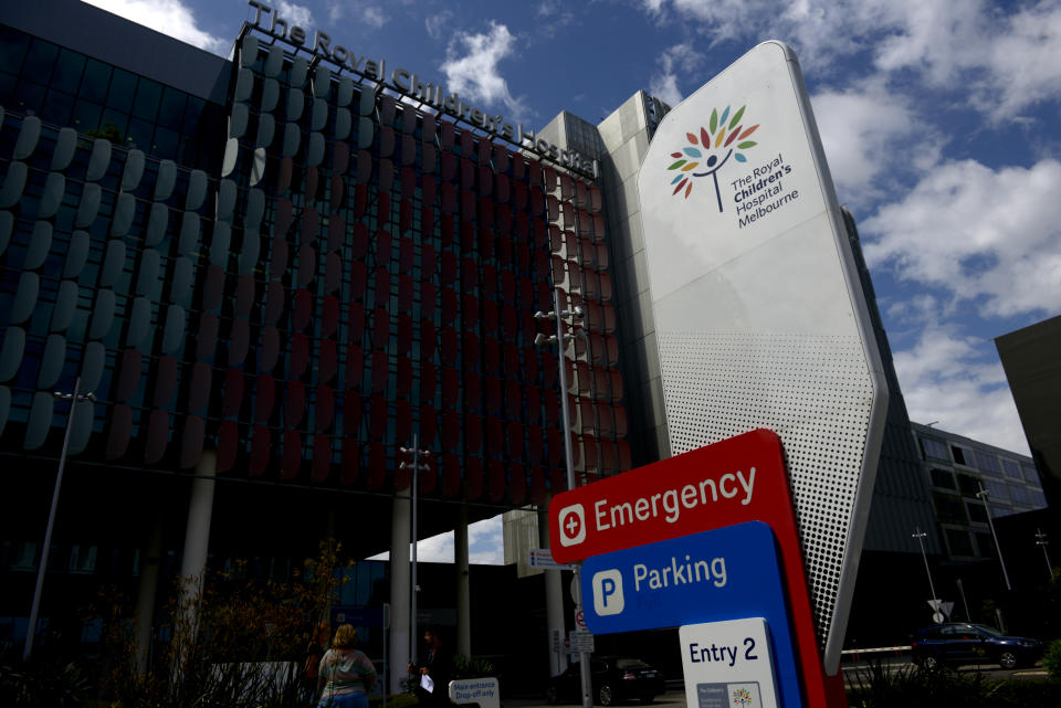 A Serpentine boy was critically injured by a fallen tree branch in northwest Victoria. He was taken to The Royal Children’s Hospital in Melbourne Source: AAP