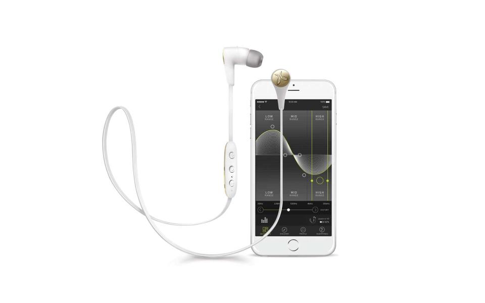 <p>If even your most laidback vacations include morning runs, afternoon bike rides, and other adrenaline-pumping activities, this is the only pair of headphones you need. Jaybird’s latest sport-series headphone, the X3, is a perfect solution to the iPhone 7’s missing audio jack. Tiny ear buds comfortably fit under helmets, and are equipped with eight hours of battery life—perfect even for overseas flights. They’re sweat-proof and fully customizable, ensuring every wearer finds a perfect fit.</p> <p><strong>To buy:</strong> <a rel="nofollow noopener" href="http://click.linksynergy.com/fs-bin/click?id=93xLBvPhAeE&subid=0&offerid=460242.1&type=10&tmpid=13127&RD_PARM1=http%3A%2F%2Fwww.bestbuy.com%2Fsite%2Fjaybird-x3-wireless-in-ear-headphones-blackout%2F5642500.p%3FskuId%3D5642500&u1=TLiPhone7Jan17" target="_blank" data-ylk="slk:bestbuy.com;elm:context_link;itc:0;sec:content-canvas" class="link ">bestbuy.com</a>, $130</p>