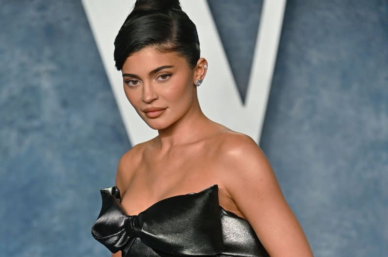 Kylie Jenner arrives for the Vanity Fair Oscar Party at the Wallis Annenberg Center for the Performing Arts in Beverly Hills, Calif., on March 12. File Photo by Chris Chew/UPI