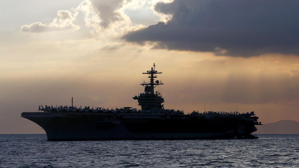 U.S. aircraft carrier Theodore Roosevelt