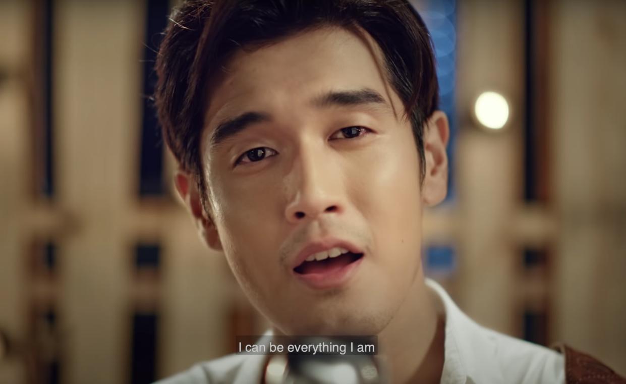 Singaporean singer Nathan Hartono performs the 2020 National Day Parade theme song, "Everything I am".