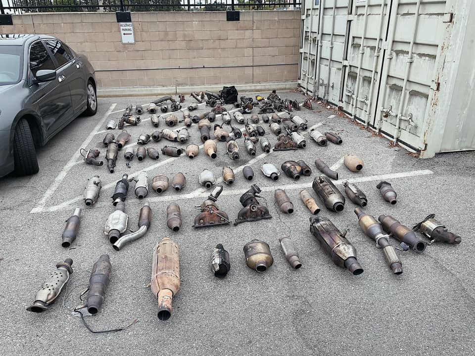 Torrance, Calif., police recovered 87 stolen catalytic converters in a three-week crackdown on the increasingly common crime in June.