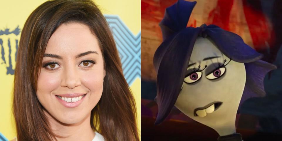 <p>For the 2013 prequel to <em>Monsters, Inc</em>., Aubrey Plaza joined the cast as a monster who serves as president of the Greek Council. The character definitely has vibes of April Ludgate, who Plaza played on <em>Parks & Rec</em>. “Claire is kind of like a gothic kind of monster,” she <a href="https://www.youtube.com/watch?v=T-BOiBdkkUo" rel="nofollow noopener" target="_blank" data-ylk="slk:said of the part;elm:context_link;itc:0;sec:content-canvas" class="link ">said of the part</a>. “She likes to pretend like she doesn’t care about anything, but she really does care about the Scare Games.”</p>