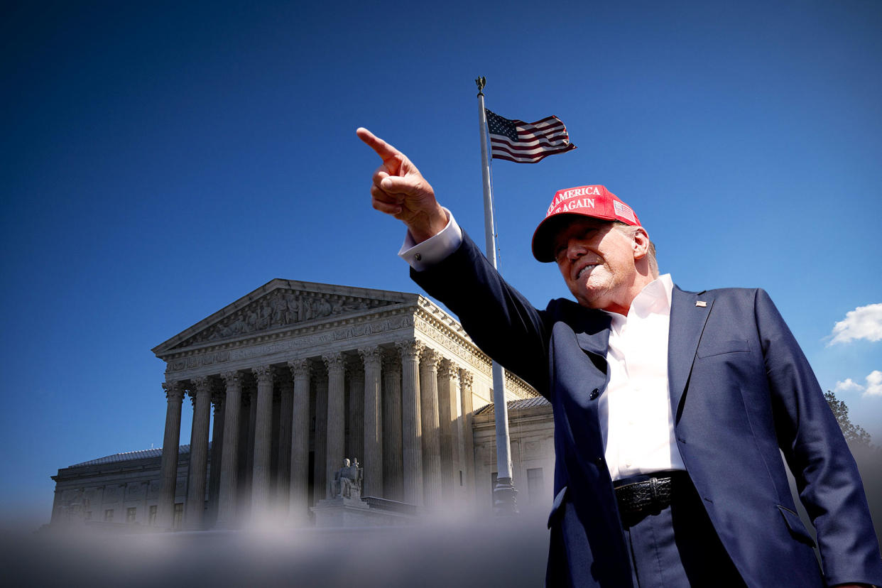 Donald Trump; US Supreme Court; SCOTUS Photo illustration by Salon/Getty Images