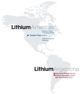 Reorganization of Lithium Americas will Result in the Separation of its North American and Argentine business units into two independent public companies