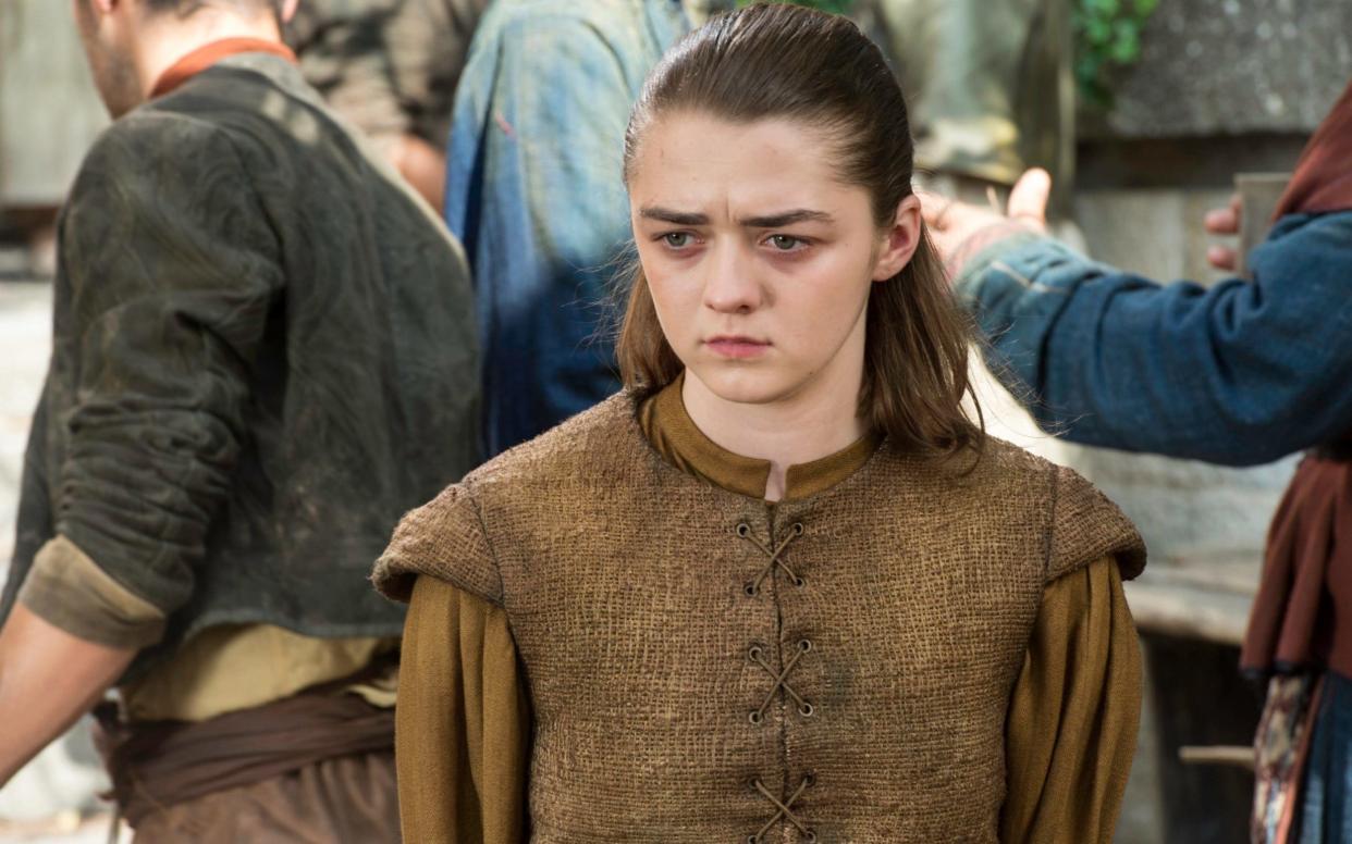 Maisie Williams in Game of Thrones, which could be delayed by a potential US writers' strike - HBO