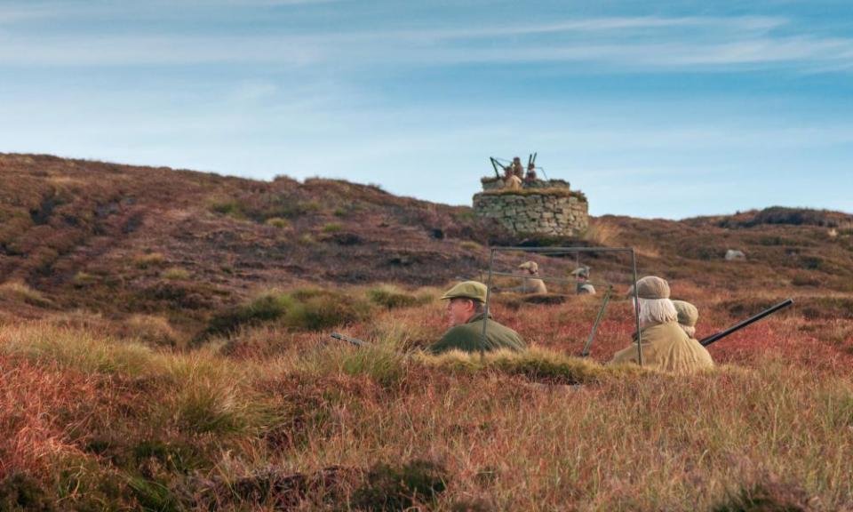 Grouse shooting in Yorkshire.