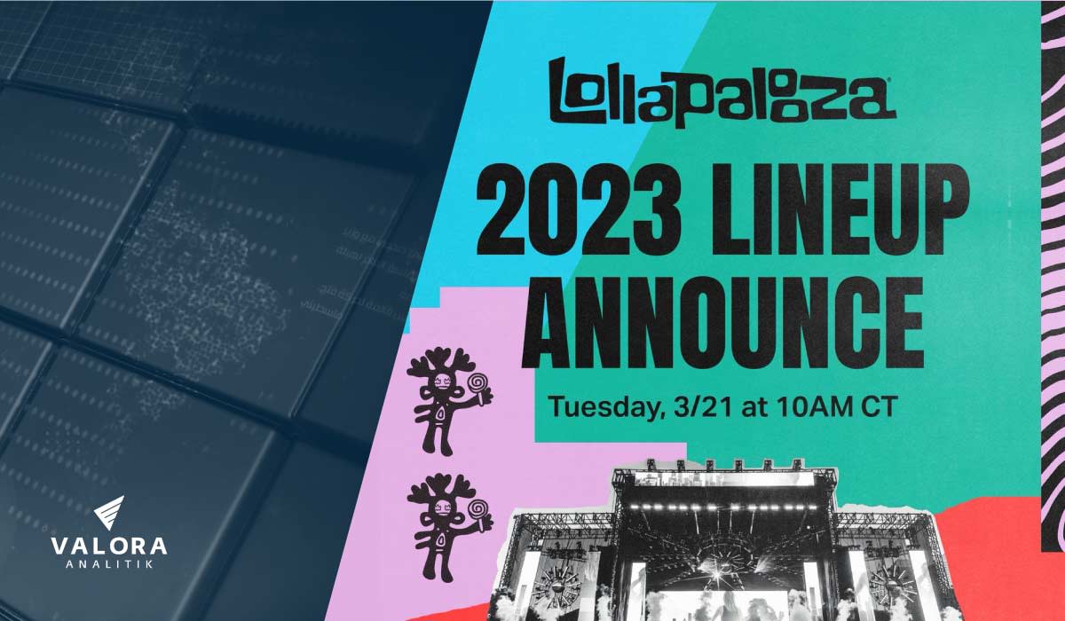 Conozca los artistas que estarán en el Lollapalooza 2023 de Chicago y precio de boletas. Imagen tomada de Twitter @lollapalooza