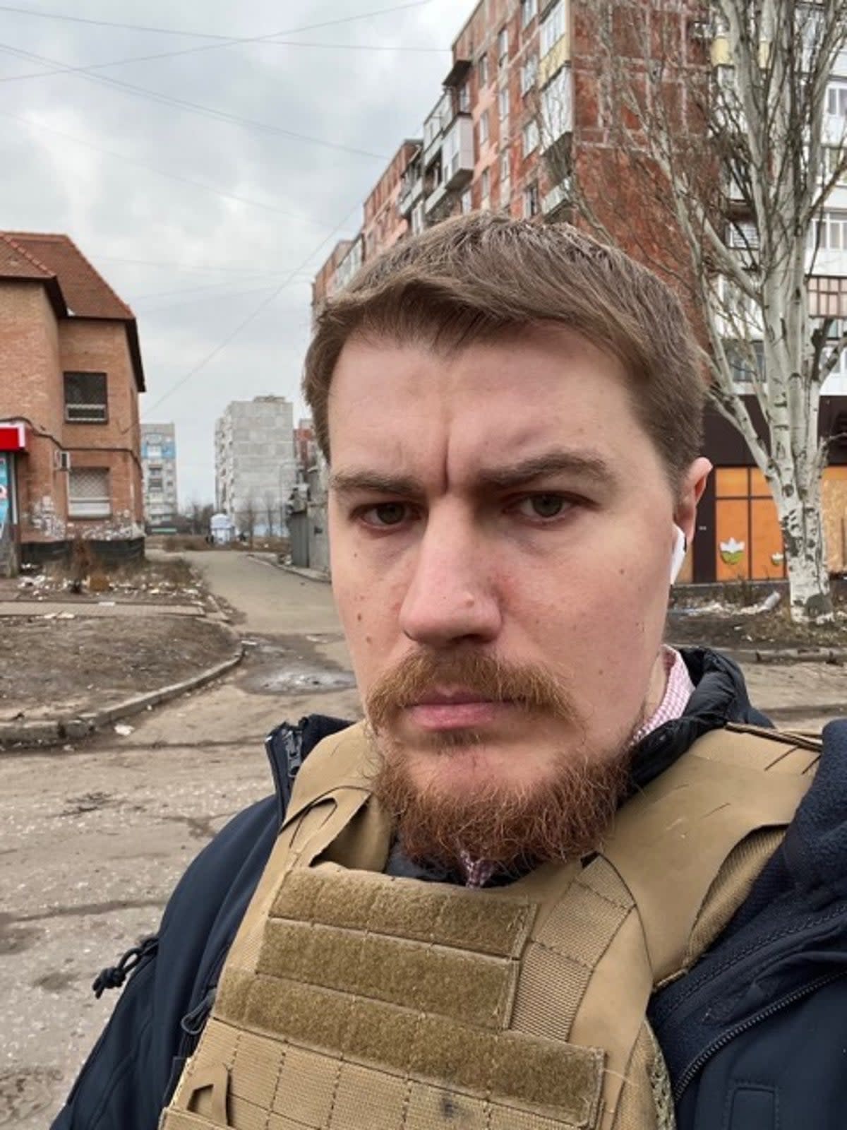 Andrey Liscovich, founder of the Ukraine Defense Fund, pictured in Ukraine (Andrey Liscovich)