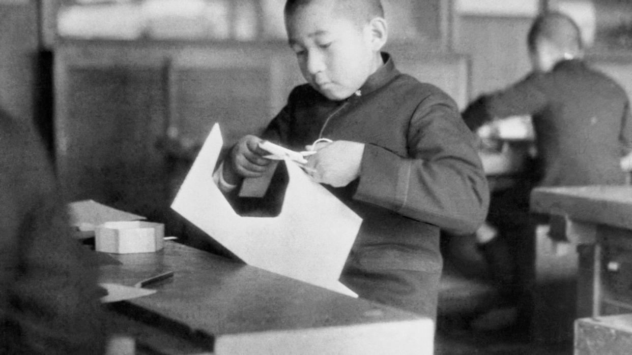 crown prince akihito at the peer school